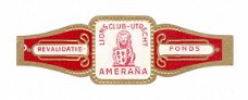 Zonder merk (type Carl Upmann) - Reclamebandje Lions Club Amerana Revalidatiefonds, Utrecht