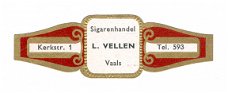 Zonder merk (type Carl Upmann) - Reclamebandje Sigarenhandel L Vellen, Vaals