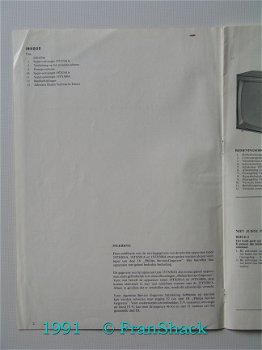 [1991] Philips Service-gegevens, TV-apparaten, Philips Ned/ TD #1 - 4