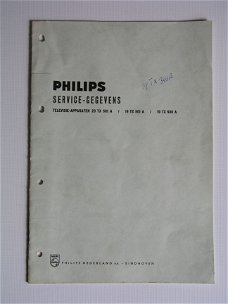 [1991] Philips Service-gegevens, TV-apparaten, Philips Ned/ TD #2