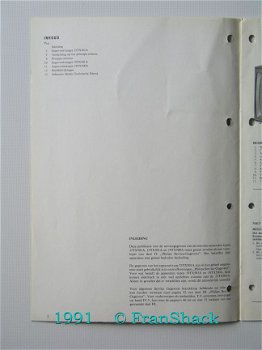 [1991] Philips Service-gegevens, TV-apparaten, Philips Ned/ TD #2 - 3