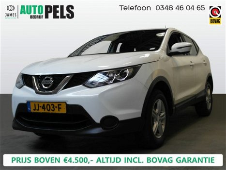 Nissan Qashqai - 1.2 Visia LMV, AIRCO, CRUISE. PRIJS INCL 6 MND BOVAG - 1