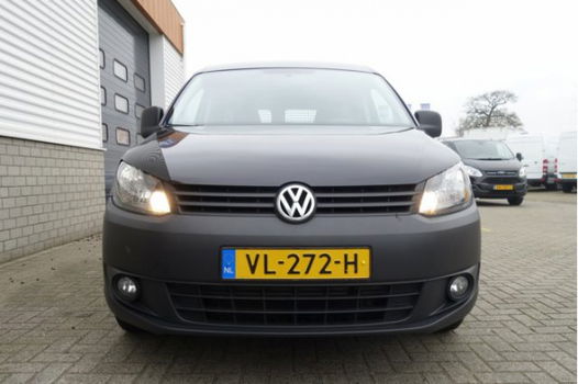 Volkswagen Caddy - 1.6 TDI Baseline / lease € 151 / zwart metallic / airco / 91.509 km / schuifdeur - 1