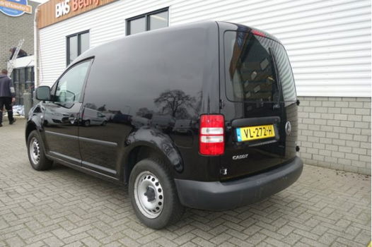 Volkswagen Caddy - 1.6 TDI Baseline / lease € 151 / zwart metallic / airco / 91.509 km / schuifdeur - 1