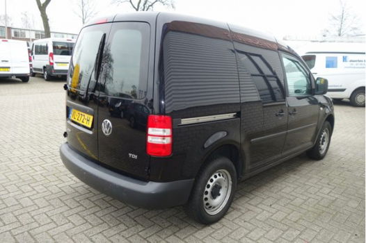 Volkswagen Caddy - 1.6 TDI Baseline / lease € 151 / zwart metallic / airco / 91.509 km / schuifdeur - 1