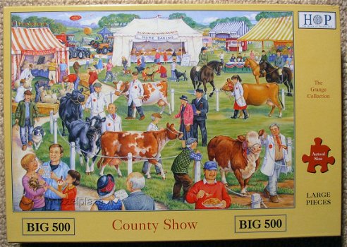 House of Puzzles - County Show - 500 XL Stukjes Nieuw - 2