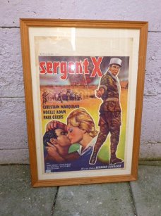 Filmposter Sergent X