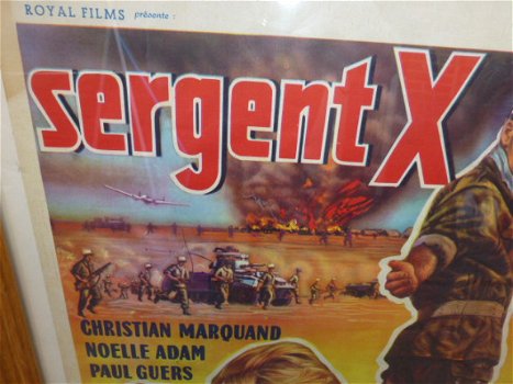 Filmposter Sergent X - 4