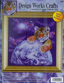 SALE DESIGN WORKS C.BORDUURPAKKET, BENGAL TIGER CUB - 1