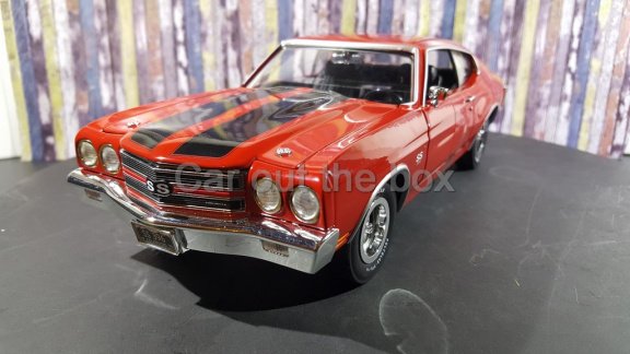 Chevrolet Chevelle SS 1970 rood 1:18 Autoworld - 2