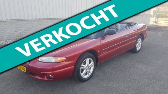 Chrysler Stratus - 2.0i LE Convertible van eerste eigenaar - 1