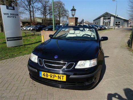 Saab 9-3 Cabrio - 1.8t Vector Premium pakket / Leer / ECC / Xenon - 1