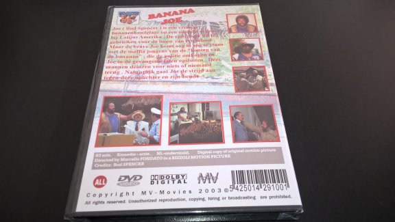 Banana joe dvd met bud spencer nieuw en geseald - Afbeelding 2