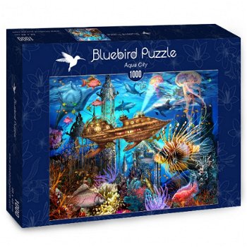 Bluebird Puzzle - Aqua City - 1000 Stukjes - 2