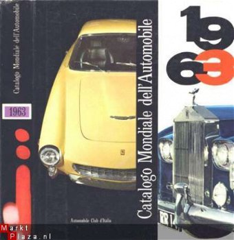 CATALOGO MONDIALE DELL' AUTOMOBILE 1963 - 1