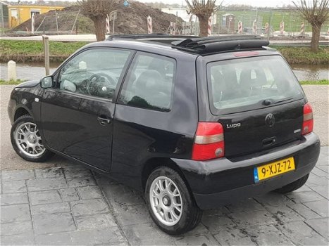 Volkswagen Lupo - 1.4 2003 Zwart Leuk&Zuinig/Cabriotop/KM NAP - 1