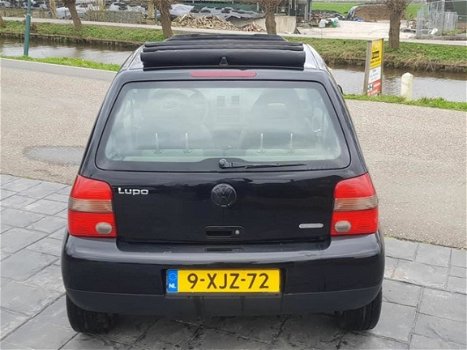 Volkswagen Lupo - 1.4 2003 Zwart Leuk&Zuinig/Cabriotop/KM NAP - 1