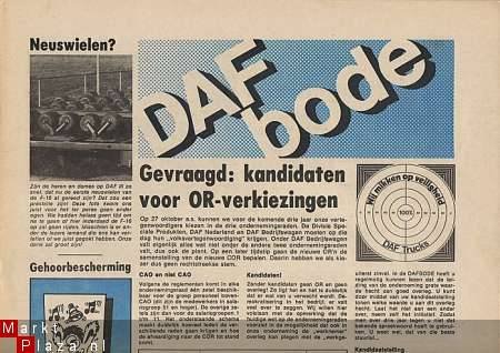 DAF BODE - 27 AUGUSTUS 1976 - 1