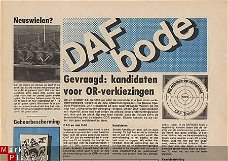 DAF BODE - 27 AUGUSTUS 1976