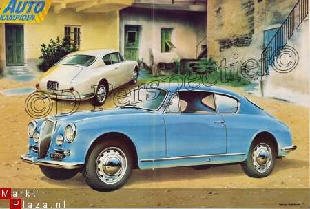 POSTER LANCIA AURELIA GT - 1