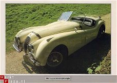 POSTER 1949 JAGUAR XK 120 LIGHTWEIGHT