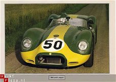 POSTER 1958 LISTER  JAGUAR