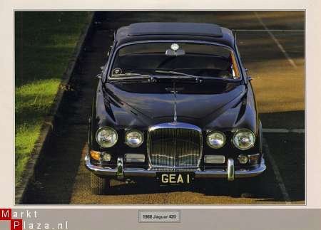 POSTER 1968 JAGUAR 420 - 1