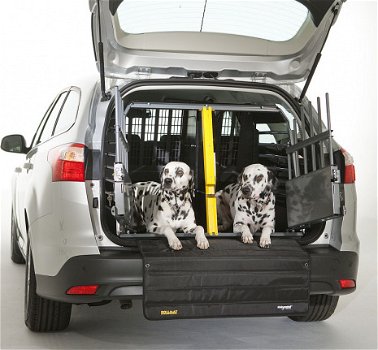 Autobench voor 2 Honden met Ontsnappingsdeur zeer veilg - 6