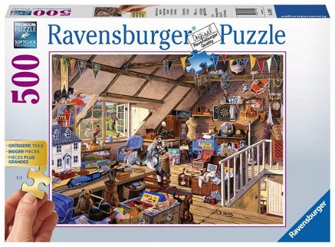 Ravensburger - Oma's Zolder - 500 XL Stukjes Nieuw - 2