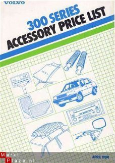 VOLVO 300 SERIES ACCESSORY 1984 PRICELIST