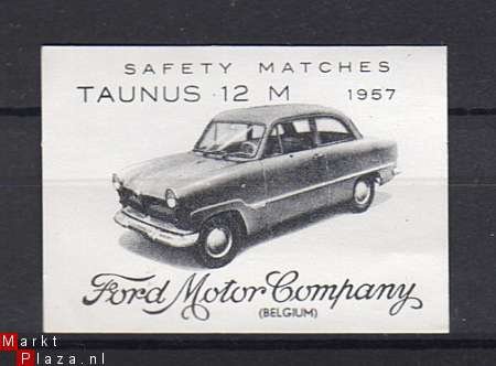 10 ORIGINELE 1957 FORD LUCIFER MERKEN * MATCHBOX LABELS - 2