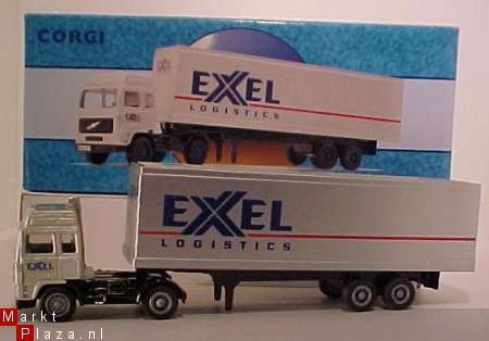 CORGI VOLVO CONTAINER TRUCK EXEL # 98305 LIMITED EDITION - 1