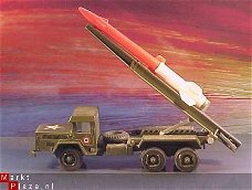 VINTAGE MILITARY SOLIDO UNIC ROCKET TRUCK # 201