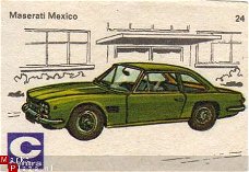 MASERATI MEXICO LUCIFER MERK * MATCHBOX LABEL