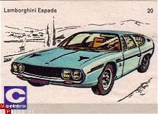 LAMBORGHINI ESPADA LUCIFER MERK * MATCHBOX LABEL