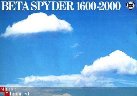 LANCIA BETA SPYDER 1600-2000 BROCHURE - 1