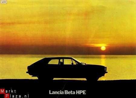 1976 LANCIA BETA HPE BROCHURE - 1