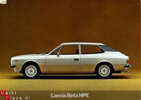 1976 LANCIA BETA HPE BROCHURE - 1