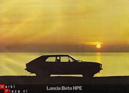 1977 LANCIA BETA HPE BROCHURE - 1