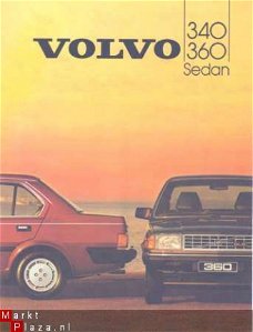 VOLVO 340/360 SEDAN (1984) BROCHURE