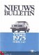 VOLVO 240 NIEUWS BULLETIN 1975 BROCHURE - 1 - Thumbnail