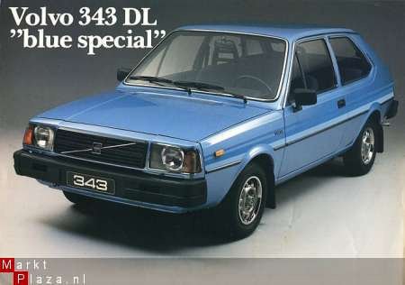 1980 VOLVO 343 DL BLUE SPECIAL LEAFLET - 1
