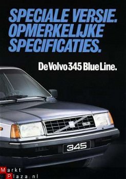 1982 VOLVO 345 BLUE LINE BROCHURE - 1