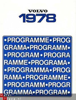 1978 VOLVO PROGRAMMA BROCHURE - 1