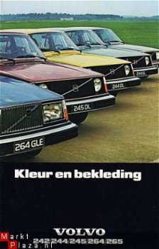 1977 VOLVO 240/260 KLEUR & BEKLEDING BROCHURE - 1