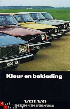 1977 VOLVO 240/260 KLEUR & BEKLEDING BROCHURE