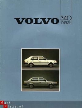 1985 VOLVO 340 DIESEL BROCHURE - 1