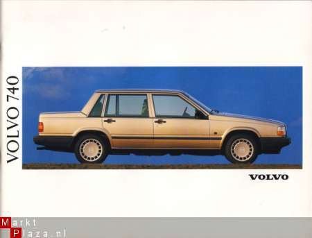 1991 VOLVO 740 BROCHURE - 1