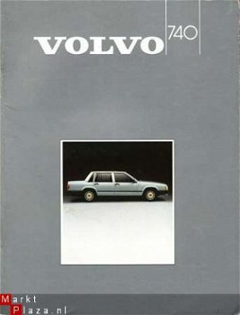 1985 VOLVO 740 BROCHURE - 1