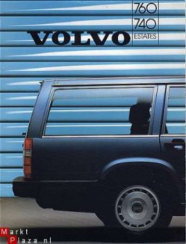 1986 VOLVO 760/740 ESTATES BROCHURE - 1